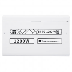 利民电源  额定1200W TR-TG1200-W ATX3.0电源 金牌全模组 原生PCIE5.0 全日系电解电容 (20170)