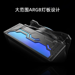 钛钽 R400 黑色 CPU风冷散热器 4热管 245W解热功耗 ARGB  (20372)