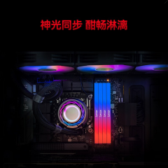 雷克沙台式机内存 Ares战神之翼  DDR5 32G 6000 套条 16G*2 电竞RGB灯条 海力士A-die颗粒 C26 黑色 (20524)
