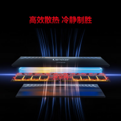 雷克沙台式机内存 Ares战神之翼  DDR5 32G 6000 套条 16G*2 电竞RGB灯条 海力士A-die颗粒 C26 黑色 (20524)