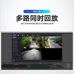 海康威视 硬盘录像机 7804N-Q1 4路/1盘位 非POE款 支持600万像素 (20651)