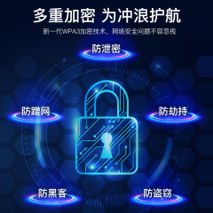 翼联 EP-AX1672 三频 3000M WiFi6 无线网卡 USB3.0 (20891)