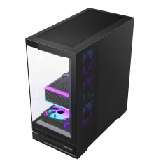 航嘉机箱 MVP Destiny 天命人 海景房 支持ATX/主板背插/360水冷/Type-C接口 黑色 (20755)