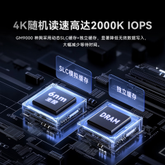 宏碁固态硬盘 GM9000 1T NVMe PCIe 5.0 (21120)