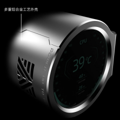 钛钽一体式水冷 LX800 PRO 360 黑色 圆形双屏 Intel版 (20192)