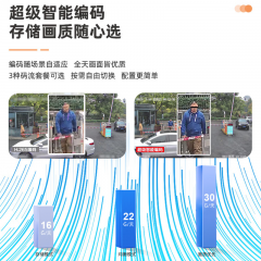 【海康】摄像头DS-2CD1Q445-LT /双路400万对讲半球/POE