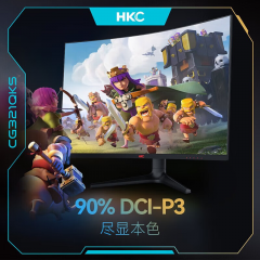 HKC显示器 CG321QKS 32寸/2K/240Hz 电竞曲面 HDMI+DP (18683)