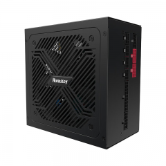 航嘉 额定650W GX650 黑色 金牌全模组 ATX3.1 80PLUS认证 宽幅电源 (20396)