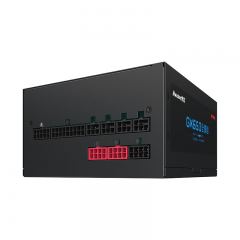 航嘉 额定650W GX650 黑色 金牌全模组 ATX3.1 80PLUS认证 宽幅电源 (20396)