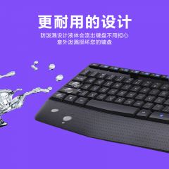罗技 MK346P 无线键鼠套装/套件 全尺寸键盘 带数字小键盘 USB口 (21768)