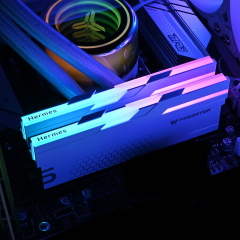 宏碁台式机内存 冰刃 DDR5 48G 6000 套条 黑色 RGB灯条 C28 (21492)