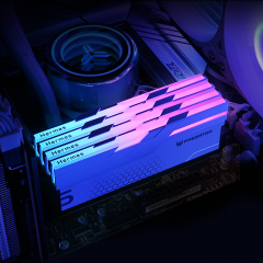 宏碁台式机内存 冰刃 DDR5 48G 6000 套条 黑色 RGB灯条 C28 (21492)